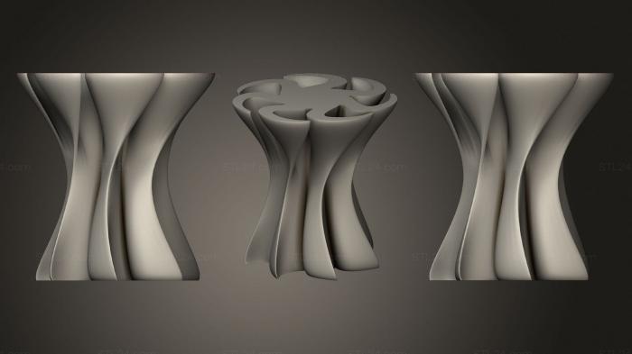 Vases (Heptaflower Vase, VZ_0551) 3D models for cnc