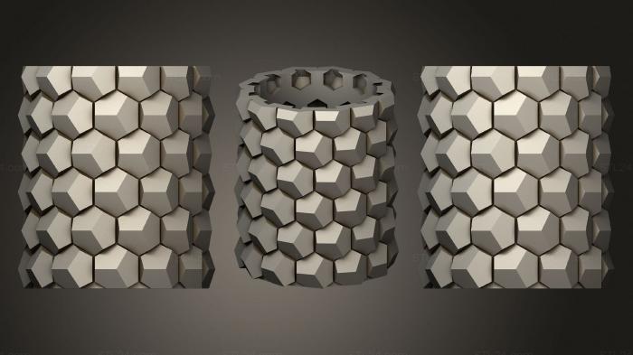 Honeycomb Vase Parametric (13)