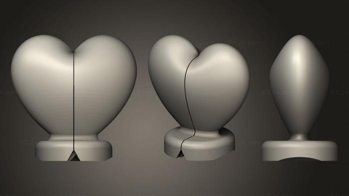Vases (JEWELRY HEART CASE, VZ_0596) 3D models for cnc