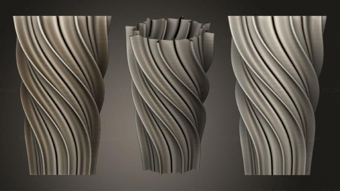 Vases (Just Another Spiralized Vase, VZ_0607) 3D models for cnc