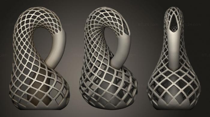 Vases (Klein Bottle Vase, VZ_0609) 3D models for cnc