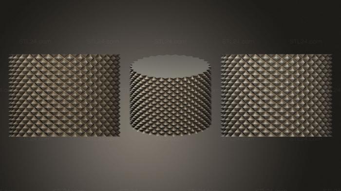 Vases (Knurled Vase, VZ_0612) 3D models for cnc