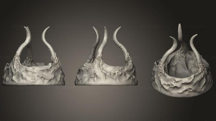Vases (Kraken for bottle, VZ_0614) 3D models for cnc