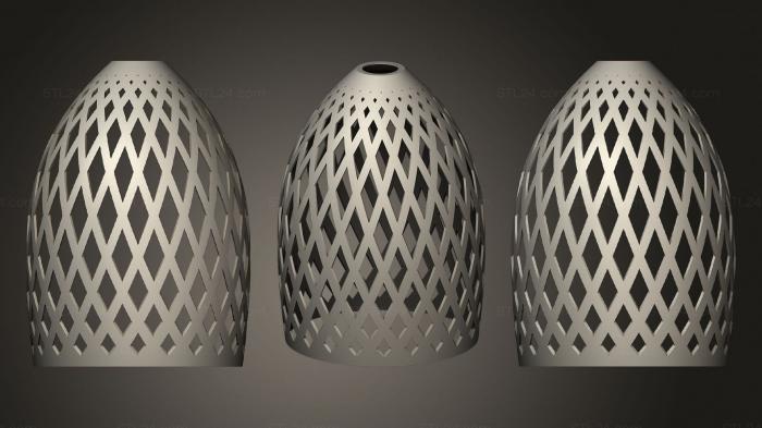 Vases (Lampshade Standard Uk Bayonet Fitting, VZ_0620) 3D models for cnc
