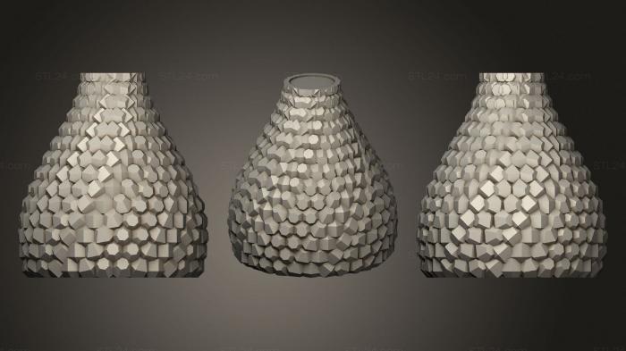 Vases (Lampshade Low Poly Spheres, VZ_0621) 3D models for cnc