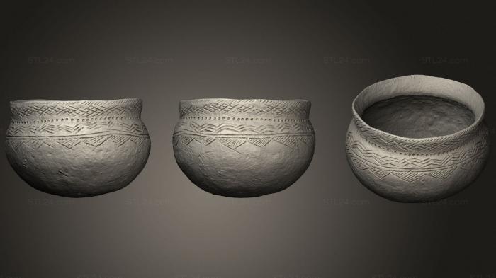 Vases (Lira ceramic pot, VZ_0638) 3D models for cnc