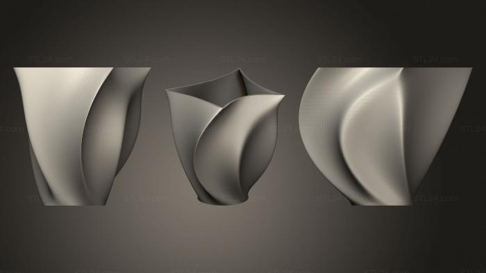 Vases (Lofted Vase 1, VZ_0644) 3D models for cnc