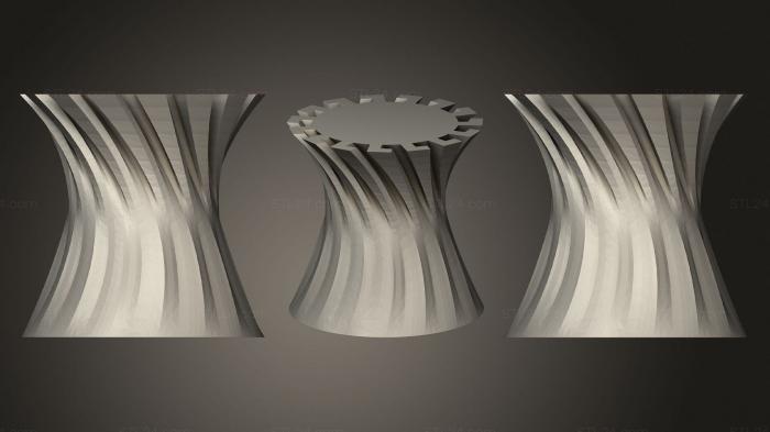 Vases (Lofted Vase, VZ_0645) 3D models for cnc