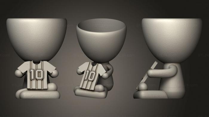 Vases (Maceta Diego, VZ_0654) 3D models for cnc