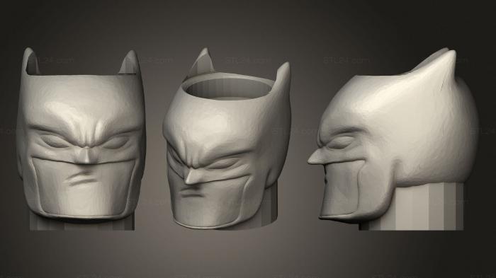 Vases (Mate batman, VZ_0684) 3D models for cnc
