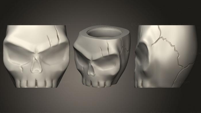 Vases (Mate calavera noster, VZ_0693) 3D models for cnc