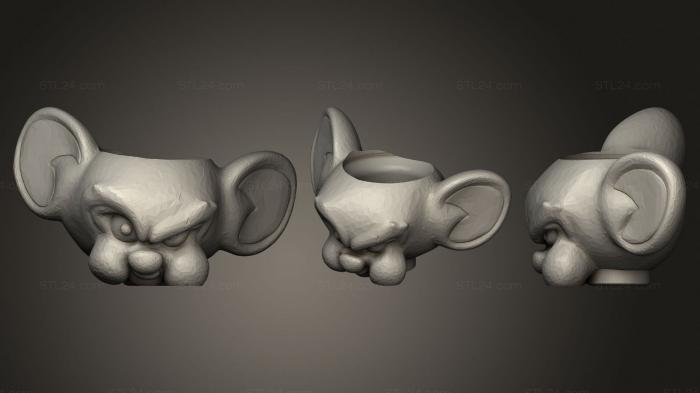 Vases (Mate cerebro, VZ_0702) 3D models for cnc