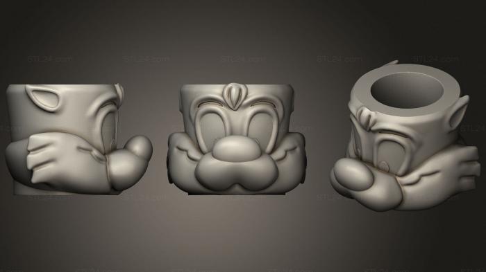 Vases (Mate Gato S Ilvestre, VZ_0728) 3D models for cnc