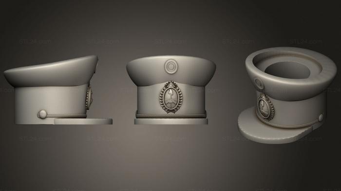 Vases (MATE GORRA POLICIA, VZ_0734) 3D models for cnc
