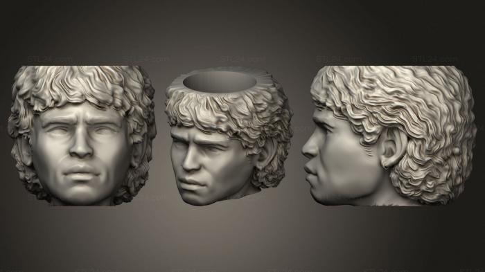 Vases (Mate maradona, VZ_0762) 3D models for cnc
