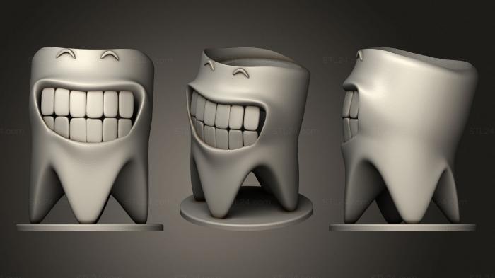 Vases (Mate Muela Odontologos, VZ_0768) 3D models for cnc