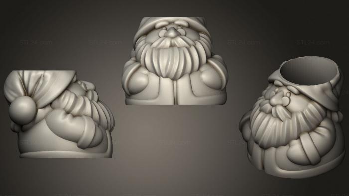 Vases (MATE PAPA NOEL, VZ_0770) 3D models for cnc