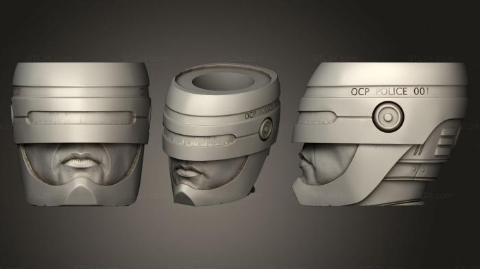 Vases (MATE ROBOCOP, VZ_0781) 3D models for cnc
