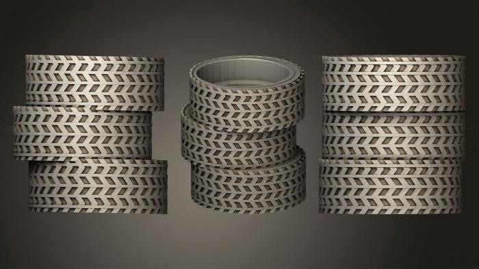 Vases (Mate ruedas v1, VZ_0783) 3D models for cnc