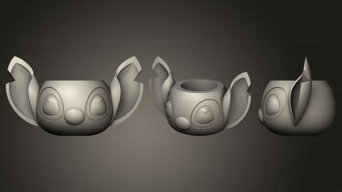 Vases (Mate stitch, VZ_0794) 3D models for cnc
