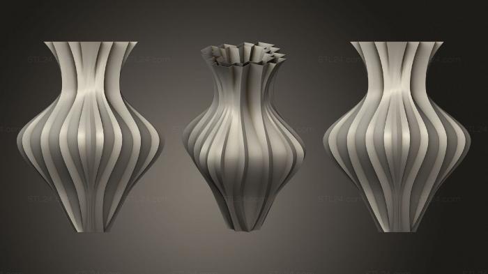 Вазы (Вложенная ваза [Потрясающе!, VZ_0846) 3D модель для ЧПУ станка