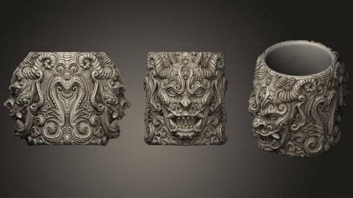 Oni Mug Pencil Holder Zane Rogers