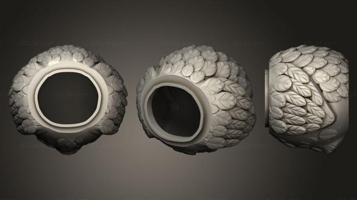 Вазы (Крем для тела в форме совиной баночки, VZ_0863) 3D модель для ЧПУ станка