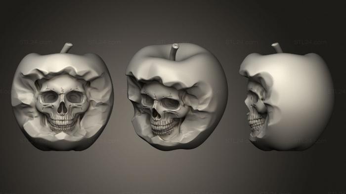 Вазы (Ядовитое яблоко большое, VZ_0910) 3D модель для ЧПУ станка