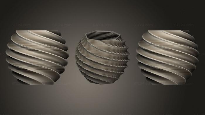 Vases (Polygon Vase Cup And Bracelet Generator (7), VZ_0913) 3D models for cnc