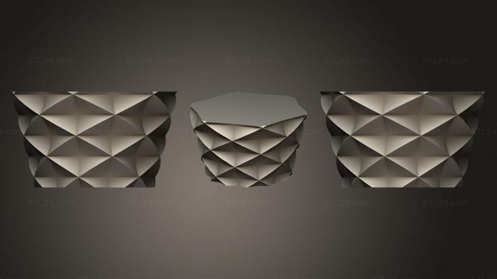 Vases (Polygon Vase Pen (8), VZ_0925) 3D models for cnc