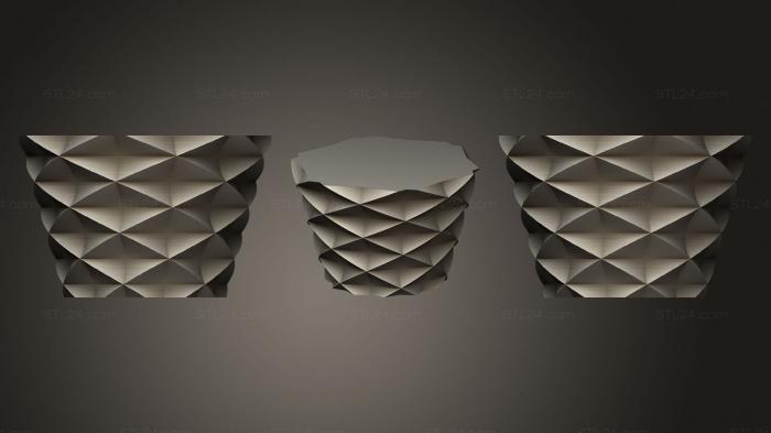 Vases (Polygon Vase Pen (13), VZ_0927) 3D models for cnc