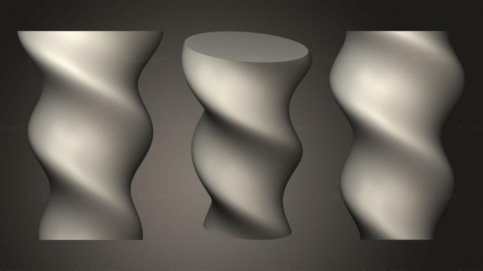 Vases (Polygon Vase Pen, VZ_0933) 3D models for cnc