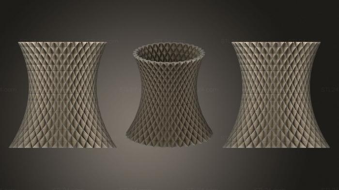 Vases (Remix Of Square Vase Cup And Bracelet Generator, VZ_0965) 3D models for cnc