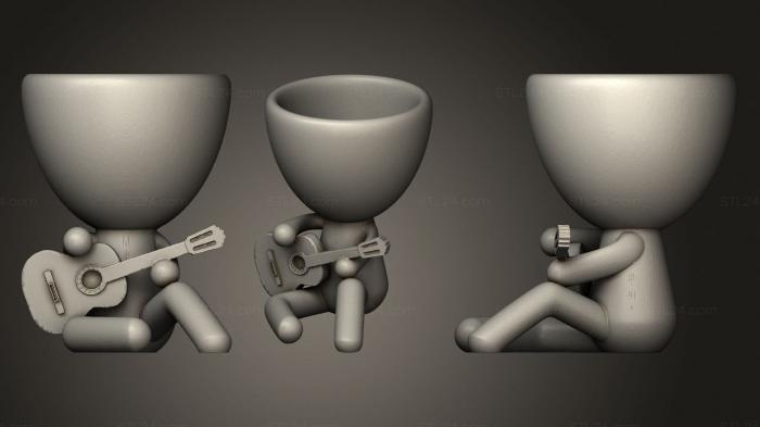 Vases (Robert guitarra, VZ_0980) 3D models for cnc