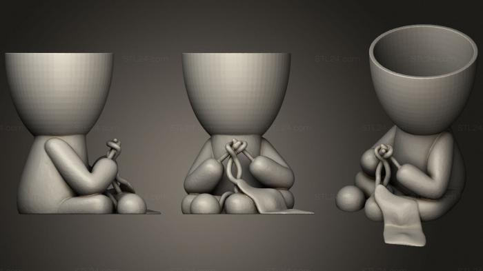 Vases (Robert tejiendo, VZ_0994) 3D models for cnc