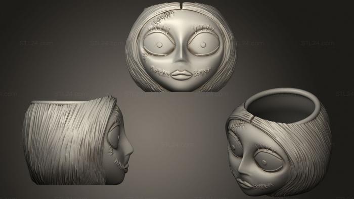Vases (Sally Candy Bowl, VZ_1004) 3D models for cnc