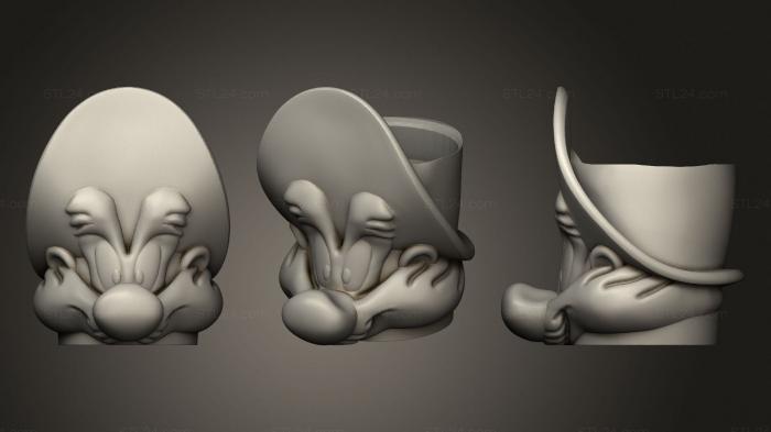 Vases (Sam Bigotes, VZ_1005) 3D models for cnc