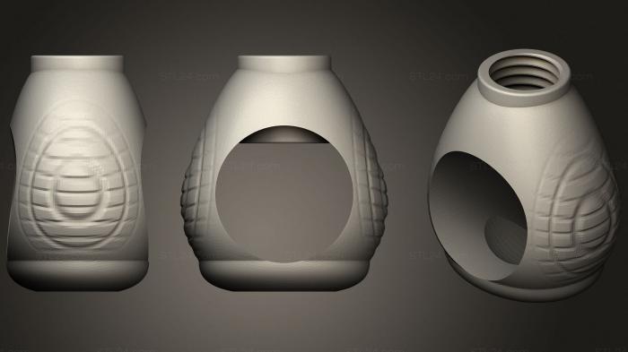 Vases (Schiaccia Noci def 01, VZ_1009) 3D models for cnc