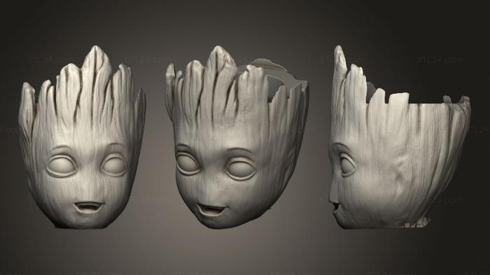 Vases (Set de mate groot, VZ_1013) 3D models for cnc