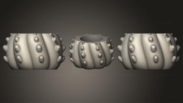 Vases (Seudo cactus, VZ_1014) 3D models for cnc
