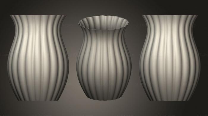Vases (Sijat Vase Candle Holder Fancyvase Remixes, VZ_1015) 3D models for cnc