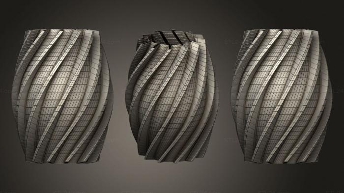 Vases (Simple Plant Vase, VZ_1020) 3D models for cnc