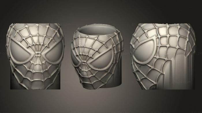 Vases (Spiderman 3, VZ_1049) 3D models for cnc