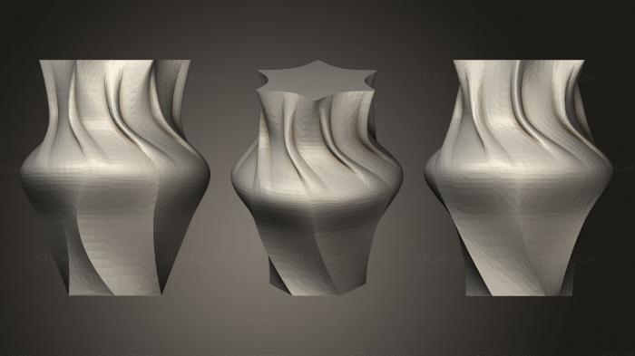 Vases (Spiral Vase (2) 345, VZ_1062) 3D models for cnc