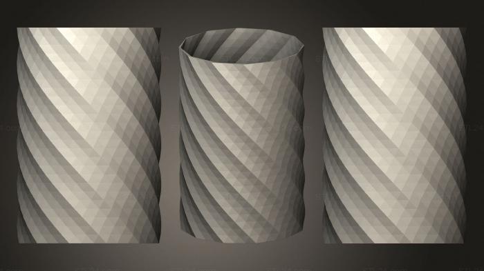 Vases (Spiral Vase (3), VZ_1065) 3D models for cnc