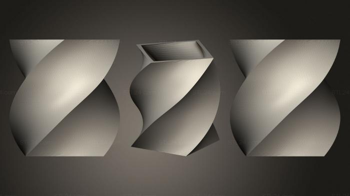 Vases (Spiral Vase (8), VZ_1068) 3D models for cnc