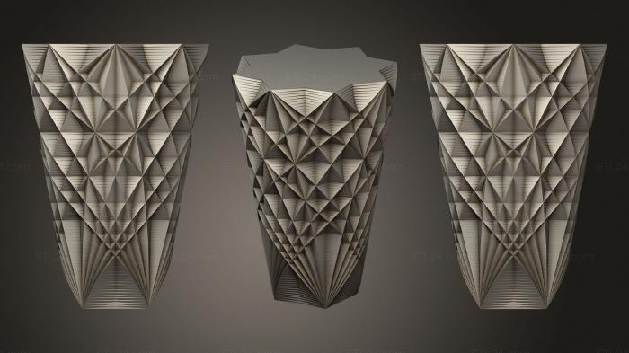 Vases (Spirally Vase Thingy, VZ_1081) 3D models for cnc