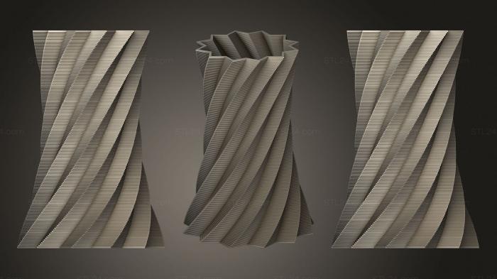 Vases (Square Vase Cup (11), VZ_1095) 3D models for cnc
