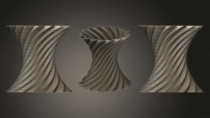 Vases (Square Vase Cup (35), VZ_1114) 3D models for cnc