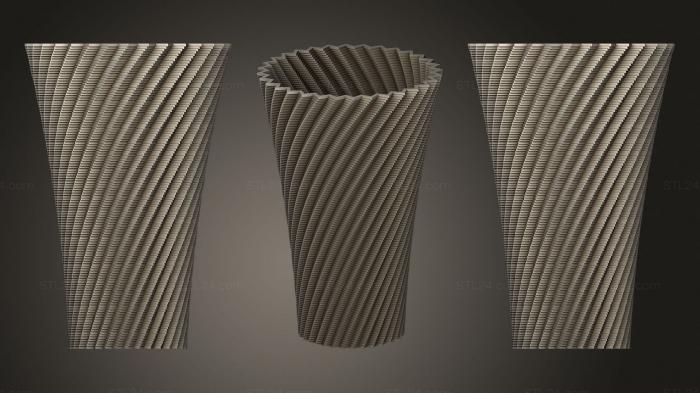 Vases (Square Vase Cup (42), VZ_1120) 3D models for cnc